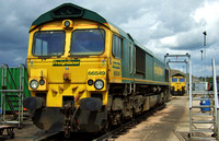 Freightliner 66549 and 66513