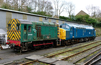 Green 08444 and BR Blue 37142