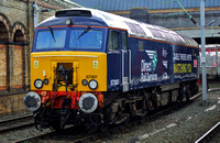 DRS 57307, wearing a new livery now branding has been applied