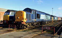 DRS 'Compass' 37604, with 37682 and 57311, adjcent to 47501