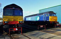 DRS 'Compass' 66430 and adjcent 47828
