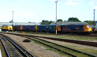GBRF 7324, 73119, 73213 and 73206 with Network Rail 57301