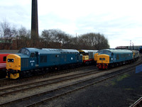 BR Blue 37275 and 45112