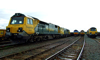 Freightliner 'PowerHaul' 70013 with 70004, 66414, 66615, 70005 and 70015