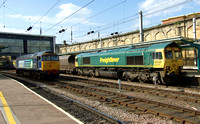 Freightliner 66515 and DRS 'Compass' 57008
