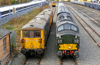 GBRF 73109 and Colas Railfreight BR Green 37057