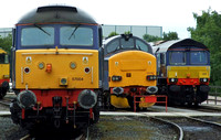 DRS 'Compass' 57004, 37218 and 66305