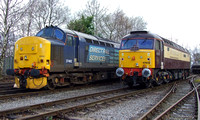 DRS 'Compass' 37402 and DRS 'Northern Belle' 47832