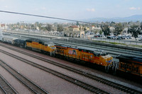 Union Pacific 7959 and 4718, California USA