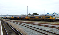GBRF 66716, 66752, 66705 and 66749