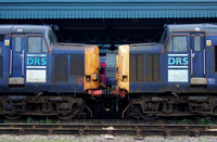 DRS 37261 and 37612 nose to nose
