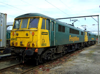 Freightliner 86612 stabled with 86610