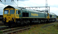 Freightliner 66520 with 66557