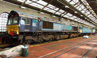 DRS 'Compass' 66428 with 47853 and 37667