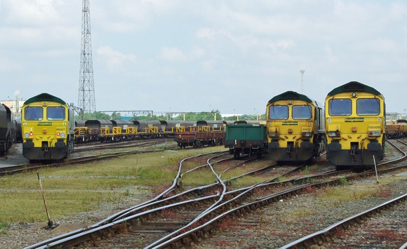 Freightliner 66607, 66508 and 66602