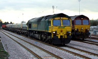 Freightliner 66532 and EWS 66089