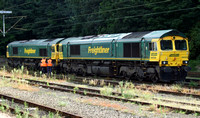 Freightliner 66594 with 66540