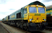 Freightliner 66751 with 66588 and 66538
