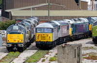 Europhoenix 37884 and DCRailfreight 56103 with 56091