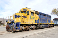 SantaFe 'Bluebonnet' 6307, Barstow, CA - Preserved, donated by BNSF