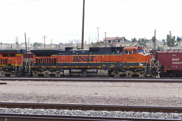 BNSF H1 'Pumpkin' 1041, Barstow, CA