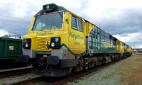 Freightliner 70003 leads 70011 and 70005