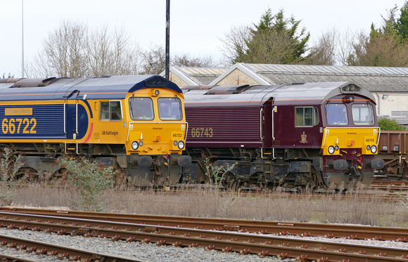 GBRF 66722 and 66743