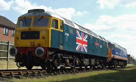 BR 'Stratford' Blue 'Union Jack' 47580