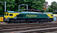 Freightliner 66504 in the new Freightliner Livery