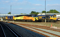Colas Railfreight 70803 with GBRF 66722, 73963 and 66744